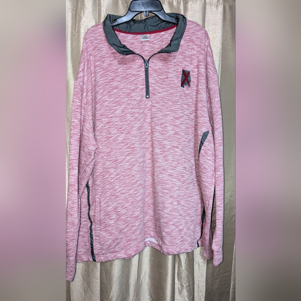 Men's Alabama Fleece Quarter Zip Pullover XL Tall.